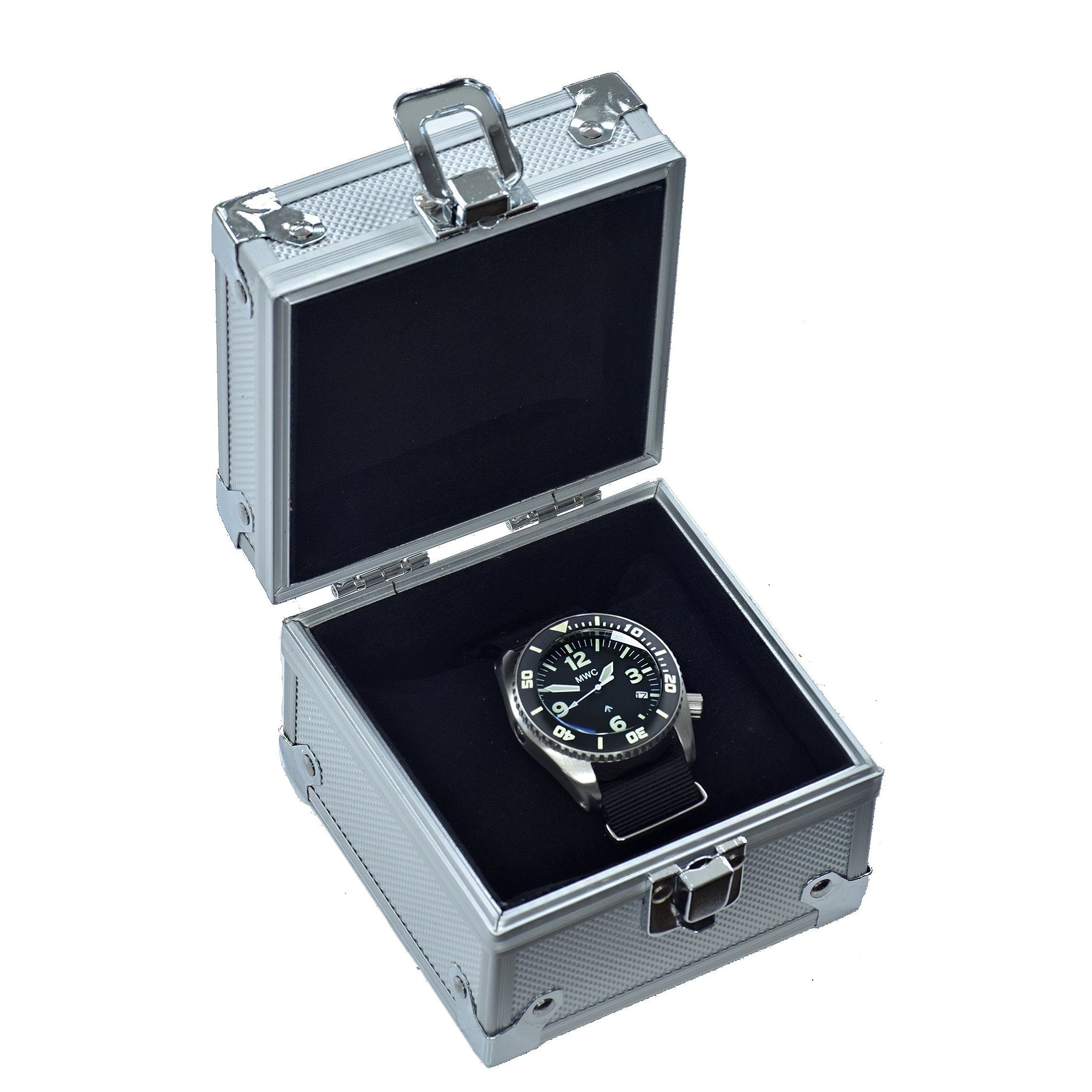 MWC Depthmaster 1000m Automatic Divers Watch in Stainless Steel with Helium Valve