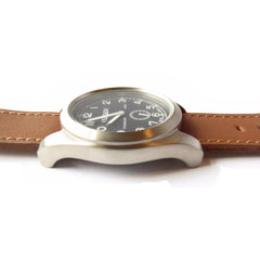 Bertucci 13301 A-3T 42 Vintage Watch (Leather Strap) - Watchfinder General - UK suppliers of Russian Vostok Parnis Watches MWC G10
 - 3