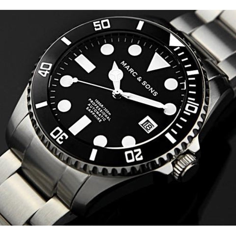MARC & SONS Professional automatic Diver watch MSD-023 - Watchfinder General - UK suppliers of Russian Vostok Parnis Watches MWC G10
 - 2