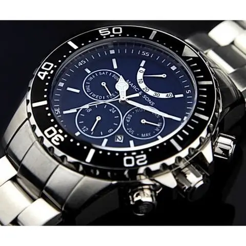 MARC & SONS 1000M Automatic Watch MSD-042 - Watchfinder General - UK suppliers of Russian Vostok Parnis Watches MWC G10
 - 2