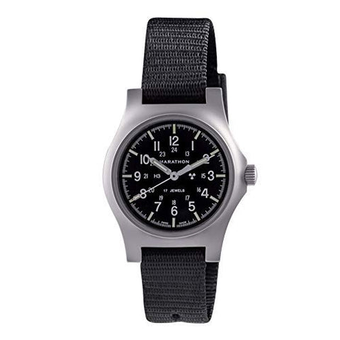 Marathon General Purpose Handwinding Stainless Steel Watch Black - WW194003SS