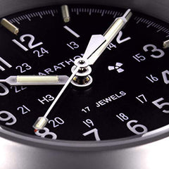 Marathon General Purpose Handwinding Stainless Steel Watch Black - WW194003SS