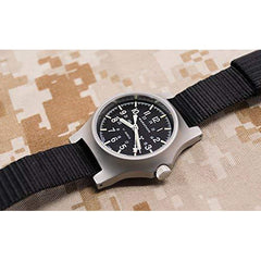 Marathon General Purpose Handwinding Stainless Steel Watch Black - WW194003SS