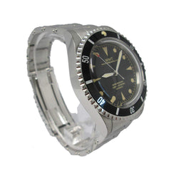 Walter Mitt Royal Marine Automatic Diver Watch Black with Bracelet - BL-BLB-R