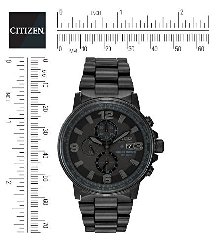 Citizen Eco-Drive Nighthawk Chronograph Watch - CA0295-58E