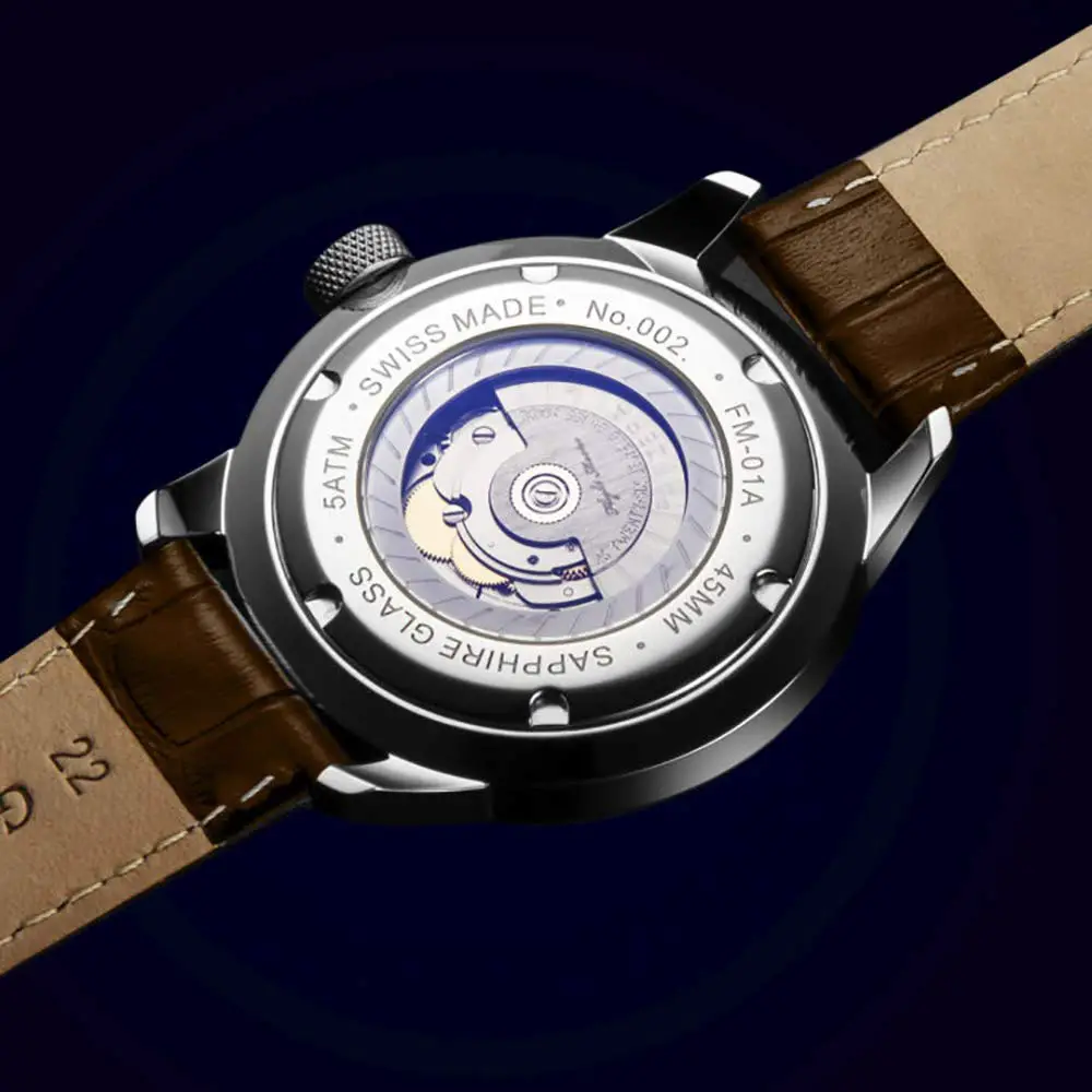 Panzera Flight Master Automatic Swiss Made Watch - FM-01A3