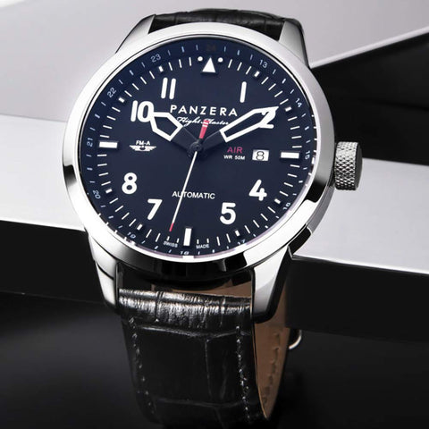 Panzera Flight Master Automatic Swiss Made Watch - FM-01A3