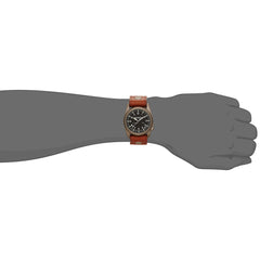 Bertucci A-4T Aero Vintage Titanium Watch (Vintage Tan Leather) 13401
