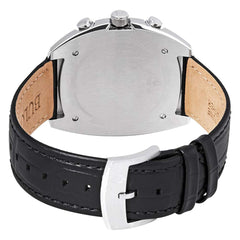 Bulova Curv Chronograph Quartz Watch with Leather Strap - 98A155