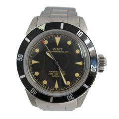 Walter Mitt Sea Diver Automatic Black Watch with Bracelet - SDBLAB