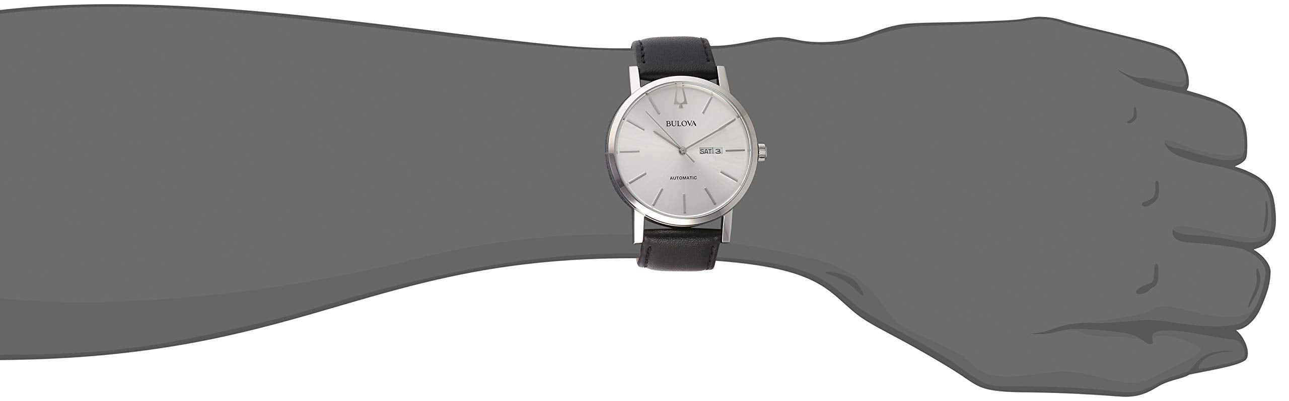 Bulova Classic Automatic Silver Dial Watch - 96C130
