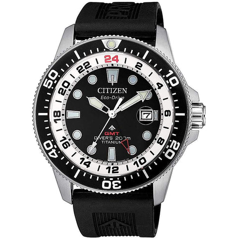 Citizen  Promaster Diver's Eco Drive GMT Watch - BJ7110-11E