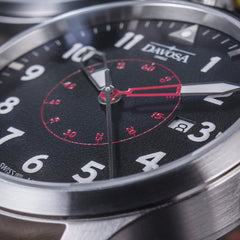Davosa Neoteric Pilots Watch with Brown Leather Strap - 16156556