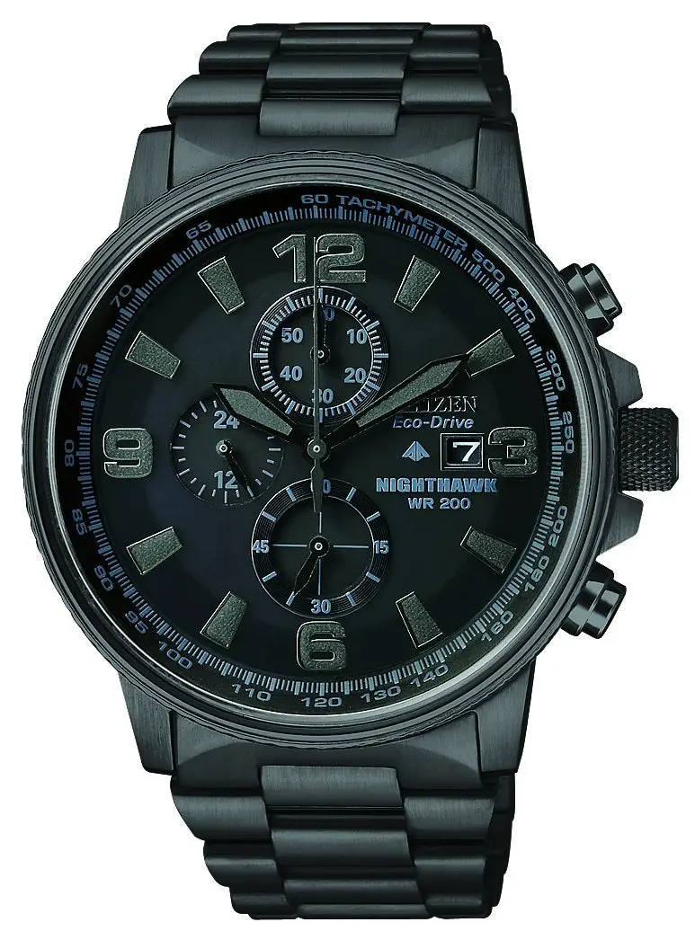 Citizen Eco-Drive Nighthawk Chronograph Watch - CA0295-58E