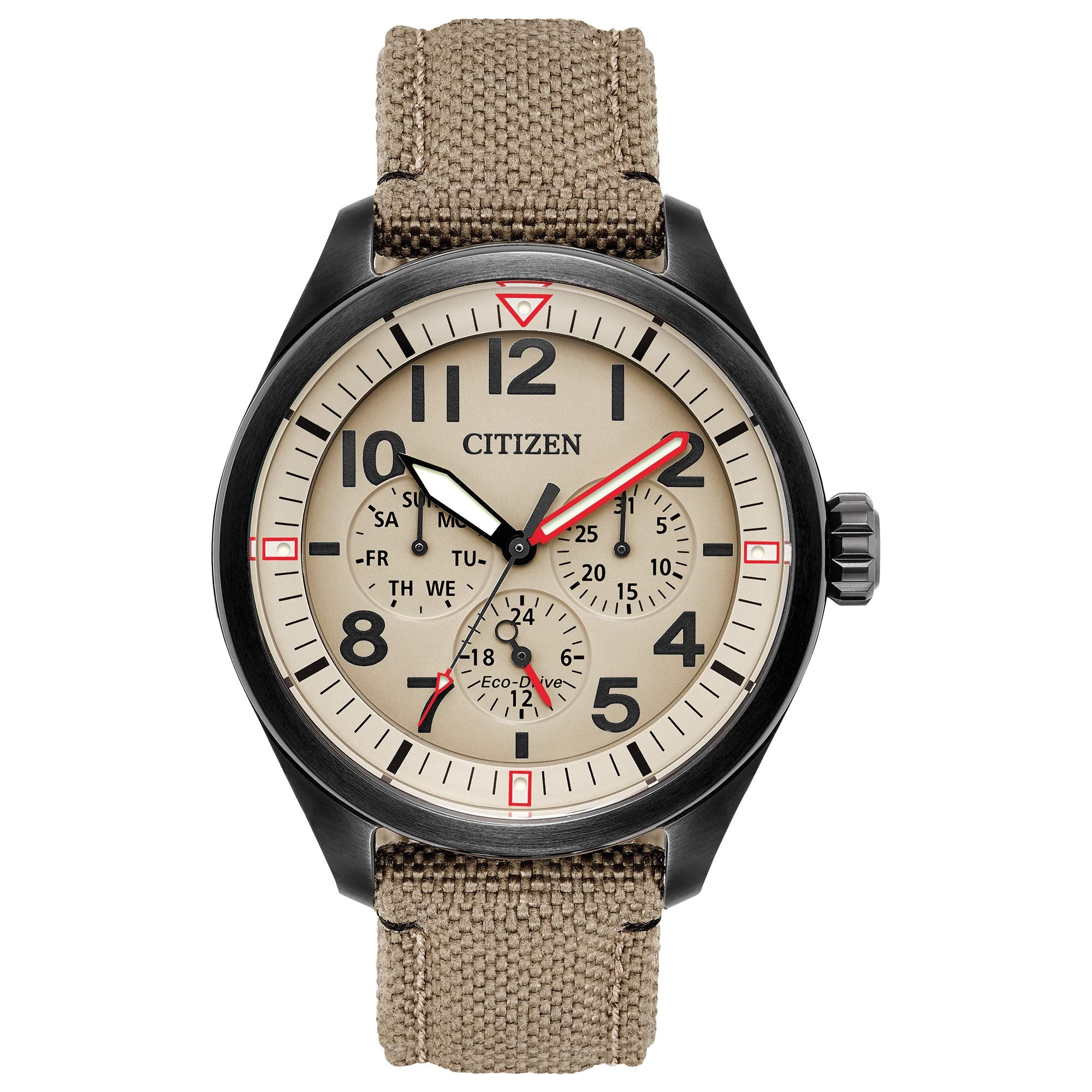 Citizen Solar Powered Watch with Textile Strap - BU2055-08X
