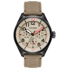 Citizen Solar Powered Watch with Textile Strap - BU2055-08X