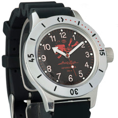 Vostok Amphibia Scuba Dude Automatic Divers Watch with Rubber Strap - 120657