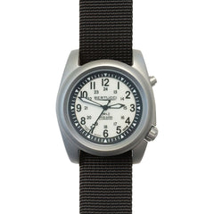 Bertucci A-2SEL Super Illuminated Field Watch - Ghost Grey Dial Black Band 22025