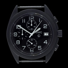 MWC Mechanical/Quartz Hybrid NATO Pattern Military Pilots Chronograph
