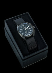 MWC Mechanical/Quartz Hybrid NATO Pattern Military Pilots Chronograph