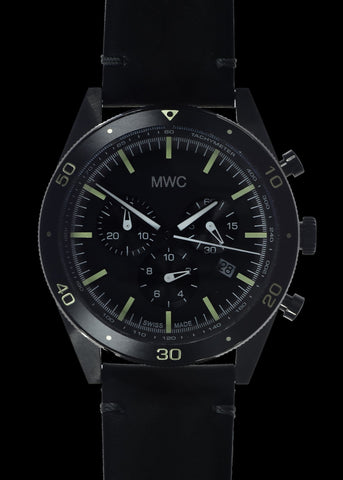 MWC Ltd Ed Swiss Airline Pilots Chronograph - PVD