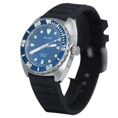 Pantor Sea Lion Automatic Divers Watch Blue 300M