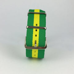 Yellow & Green Brazil Nato Strap