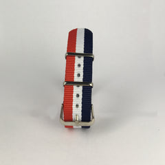 Red, White & Blue France Nato Strap