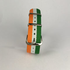 Orange, White & Green Ireland Nato Strap