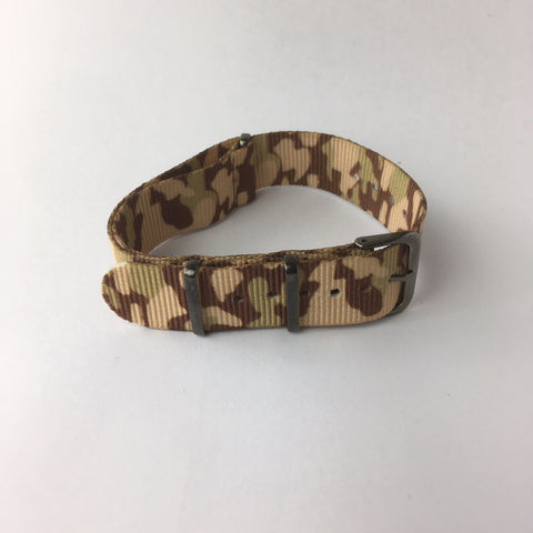 Brown Camouflage Nato Strap