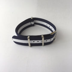 Blue & White Scotland Nato Strap