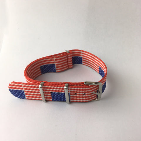 US/American Flag Nato Strap