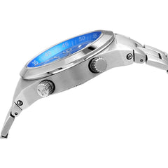 Lew and Huey Acionna Automatic Watch (Blue, White & Orange) - Watchfinder General - UK suppliers of Russian Vostok Parnis Watches MWC G10
 - 3