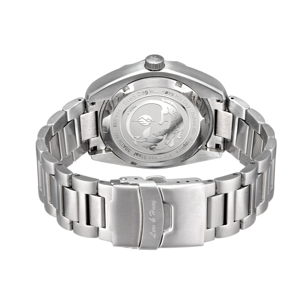 Lew and Huey Orthos Automatic Watch (Red & Grey) - Watchfinder General - UK suppliers of Russian Vostok Parnis Watches MWC G10
- 3