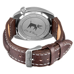 Lew and Huey Spectre Automatic Watch (Fireball Orange) - Watchfinder General - UK suppliers of Russian Vostok Parnis Watches MWC G10
 - 3