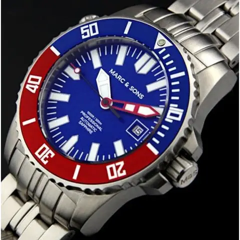 MARC & SONS 300M Professional automatic Diver watch MSD-031 - Watchfinder General - UK suppliers of Russian Vostok Parnis Watches MWC G10
 - 2