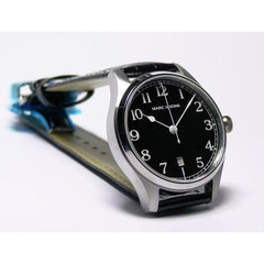 MARC & SONS Marine Automatic Watch Date (Black Dial) MSM-002 - Watchfinder General - UK suppliers of Russian Vostok Parnis Watches MWC G10
 - 4