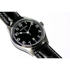 MARC & SONS Marine Automatic Watch Date (Black Dial) MSM-002 - Watchfinder General - UK suppliers of Russian Vostok Parnis Watches MWC G10
 - 5