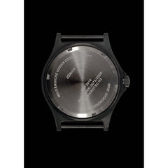 MWC G10 300m / 1000ft Water resistant Black PVD Steel Military Watch with Sapphire Crystal on Bracelet