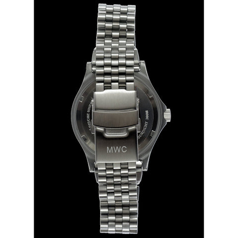 MWC G10 300m / 1000ft Water resistant Stainless Steel Military Watch with Sapphire Crystal on Bracelet
