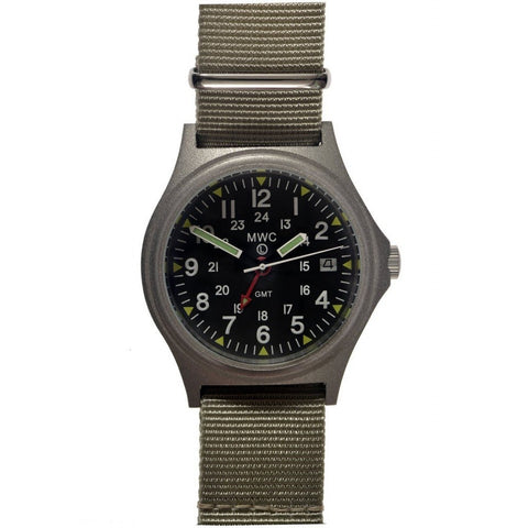 MWC GMT 100m Water Resistant Model with Stainless Steel Case