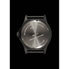 MWC G10 300m / 1000ft Water resistant Limited Edition Brushed Black PVD Steel Military Watch with Sapphire Crystal on NATO Strap