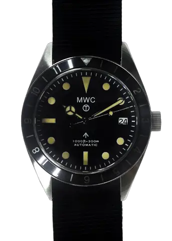 MWC Classic 1960s Pattern Automatic Divers Watch with Retro Lume