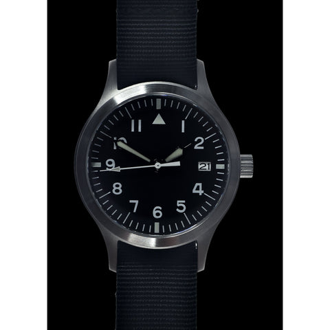 MWC Mk III Stainless Steel 1950's Pattern 100m Water Resistant Automatic Military Watch with Sapphire Crystal Sterile