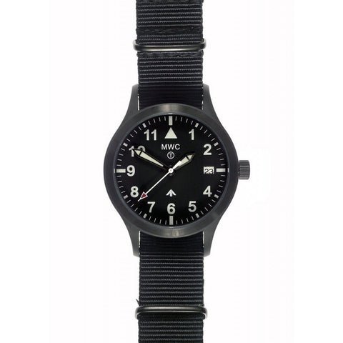 MWC MKIII (100m) Automatic Ltd Edition in black PVD - Watchfinder General - UK suppliers of Russian Vostok Parnis Watches MWC G10
 - 1