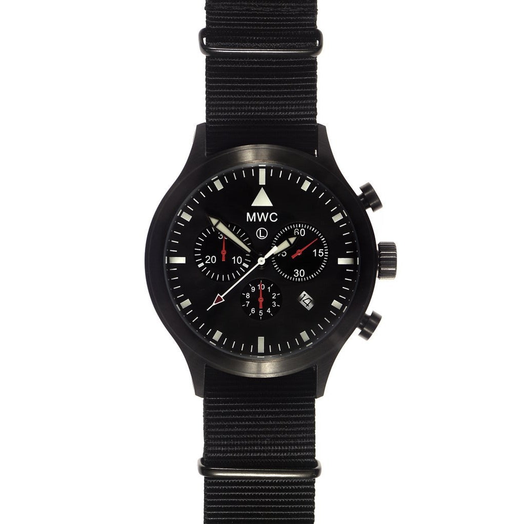 MWC MIL-TEC MKVI PVD Stainless Steel Military Pilots Chronograph - Watchfinder General - UK suppliers of Russian Vostok Parnis Watches MWC G10
- 1