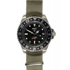 MWC GMT Dual Timezone Military Watch - Watchfinder General - UK suppliers of Russian Vostok Parnis Watches MWC G10
 - 1