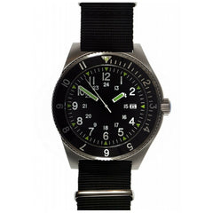 MWC 300m Stainless Steel Navigator with Luminova, Sterile Dial