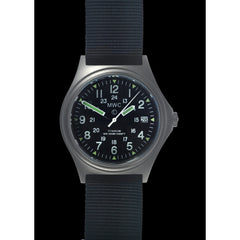 MWC Titanium General Service Watch, 300m Water Resistant, 10 Year Battery Life, Luminova, Sapphire Crystal and 12/24 Dial Format Date or Non Date