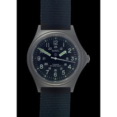 MWC Titanium General Service Watch, 300m Water Resistant, 10 Year Battery Life, Luminova, Sapphire Crystal and 12/24 Dial Format Date or Non Date